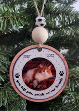 Load image into Gallery viewer, Paw Prints // Personalized Photo Ornament