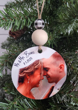 Load image into Gallery viewer, Mr & Mrs // Personalized Photo Ornament