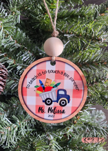 Load image into Gallery viewer, To teach is to touch a life forever // Personalized Teacher Ornament