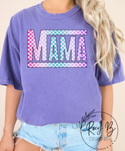 Load image into Gallery viewer, Checkered MAMA - Comfort Colors Tee
