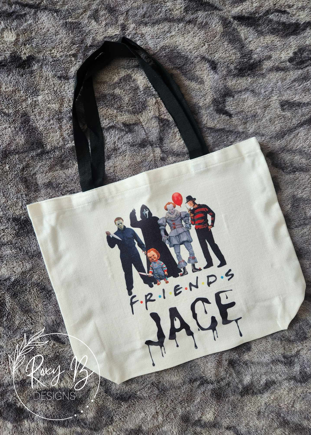 Scary Movie / Personalized Halloween Tote