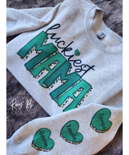 Load image into Gallery viewer, Luckiest Mama // Personalized St. Patricks Day Crew
