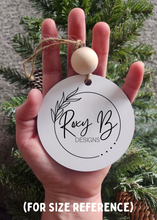 Load image into Gallery viewer, Girl Reindeer // Personalized Kids Ornament
